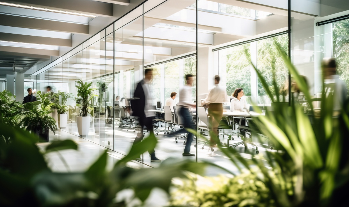 Bureaux modernes et lumineux pour le DPE tertiaire